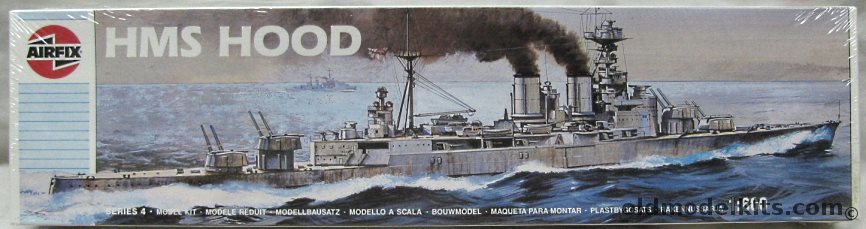 Airfix 1/600 HMS Hood Battlecruiser, 04202 plastic model kit